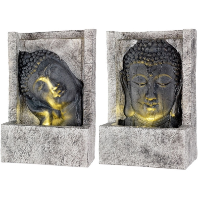 Fontana Buddha Dimensione cm 13,5x28x40 Assortito 2 Varianti (1 pezzo, invio casuale) FONTANA BUDDHA CM.13.5X28X40 ASS.2 | PZ