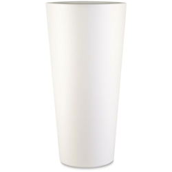 Vaso tondo alto in resina 'Hilo' cm. 130 BIANCO precio