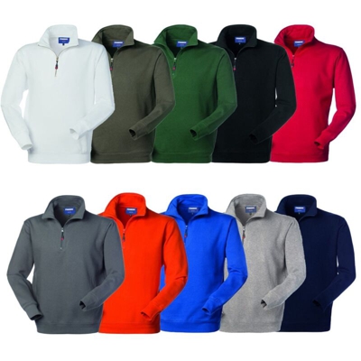 Felpa con Mezza Zip modello Perth Colore Grigio FELPA PERTH 1/2 ZIP COLORE GRIGIO TAGLIA L | PZ