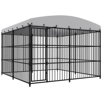 Canile Da Esterno Con Tetto 300x300x210 Cm