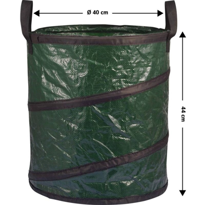2258734 Sacco da giardino 56 l Verde - Basetech