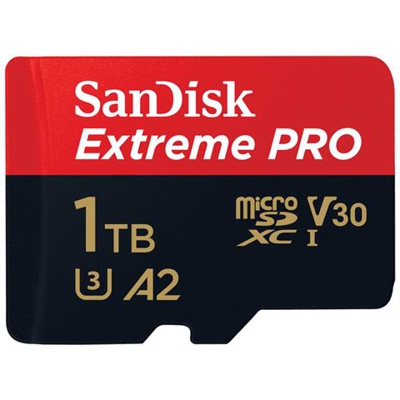Scheda di Memoria microSD Extreme Pro 1 TB UHS-I di Classe 10 Velocità 170 MB / s con Adattatore