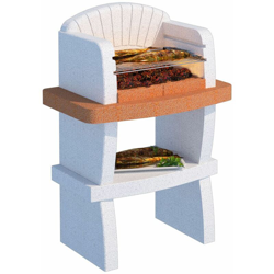 Giabri Modena Ciliegio - Barbecue a Pellet o Carbonella, 127 x 90 x 60 cm características