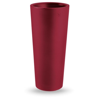 Vaso Genesis Tondo Alto | 70 cm - Rosso Oriente