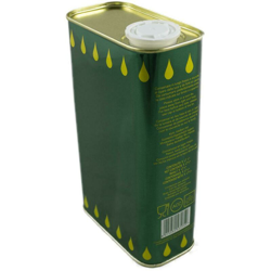 12 lattine 1 l in banda stagnata per olio con bocchelli características
