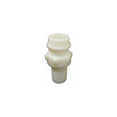 Raccordo Nylon Dritto Per Pompe Portagomma Vari Diametri (32230V) Mm 30 X Ø 1' (14358)