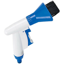 Spazzola per la pulizia della cartuccia del filtro della piscina questo ramo con il tubo da giardino. en oferta