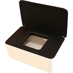 Scatola portaoggetti per maschera usa e getta Scatola per maschera con coperchio antipolvere Custodia in tessuto bagnato con coperchio Portatile per precio