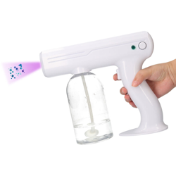 Bianco CD-1 USB ricarica casa giardino wireless luce blu nano atomizzatore disinfezione pistola a spruzzo 800 ml en oferta
