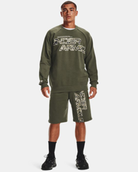 Shorts UA Rival Fleece Camo Script da uomo precio