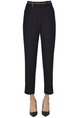 Wool trousers,