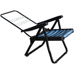 Poltrona A Sdraio Imbottita Reclinabile Cuscino Poggiatesta Imbottito Alta Densità, Adatta A Giardino, Portico, Piscina E Relax Con Carrello en oferta