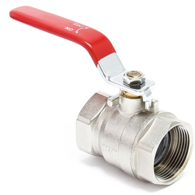 Valvola a sfera con leva ottone PN25 (25bar) 2x 39.59mm (1 1/4') filettatura interna