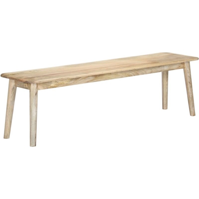 Panca 160 cm in Legno Massello di Mango