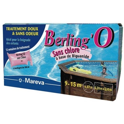 Berling'o MAREVA disinfettante senza cloro per piscine da 9 a 15 m3 - 12 x 180mL - 100703U