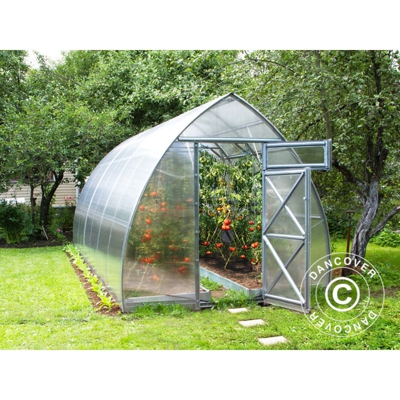 Serra in Policarbonato, Arrow 20,8m², 2,6x8m, Argento
