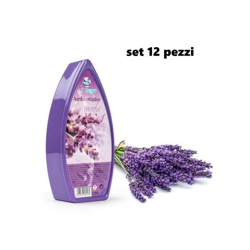 Set 12 Deodoranti Gel Profumo Ambiente Assorbiodori Fragranza Lavanda precio