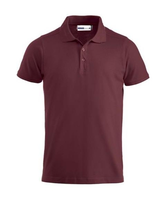 Polo cotone 200gr tre bottoni bordeuax 200BO/L - Sottozero
