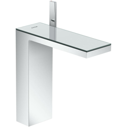 Hansgrohe AXOR MyEdition miscelatore monocomando monocomando per lavabo 230 con scarico a scomparsa con apertura a spinta, colorazione: cromo/vetro a precio