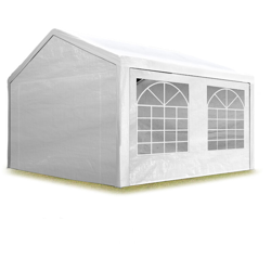 Tendone per Feste Gazebo 3x5 m bianco PE 180g/m² Impermeabile Protezione UV Tenda Giardino Sagre Eventi Mercati Esterno precio