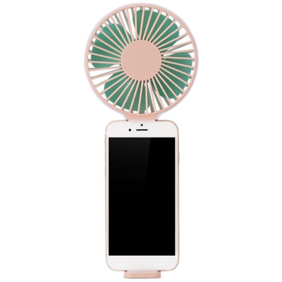 Portacellulare portatile ventilatore piccolo ventilatore a tre velocita velocita del vento ricaricabile piccolo rosa