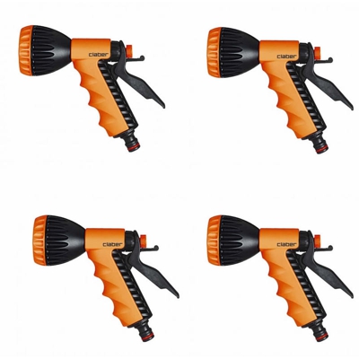 Multipack 4 pezzi claber pistola a doccia ergo 8541 per giardino giardinaggio