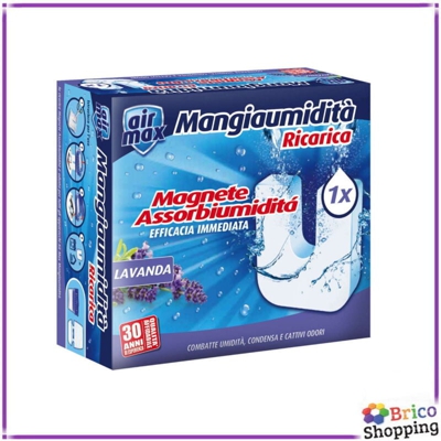 Ricarica assorbi umidita' tab lavanda pasticca sali assorbiumidità 500gr - Air Max