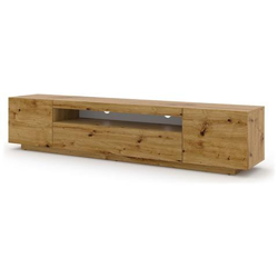 Lowboard Aura - Armadio Per Tv Da 200 Cm, Da Appendere O In Piedi, Universale, Per Tv, Credenza, Hifi (artisan Rovere Senza Led) precio