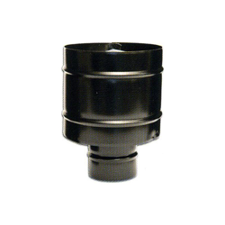 No Brand - FUMAIOLO ANTIVENTO Ø12CM TUBO STUFA PELLET ACCIAIO INOX NERO características