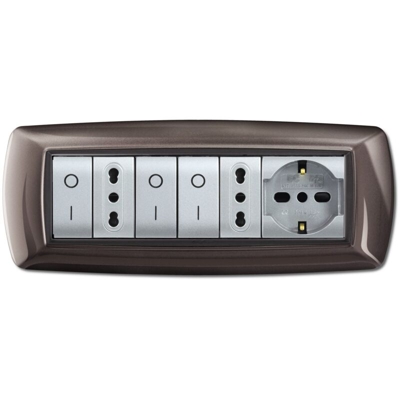 Placca Life Mod. Living Plast. All.Notte 7P