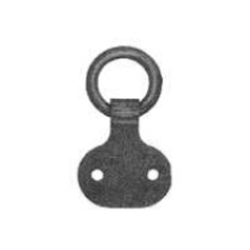 Oreca - 4 Attaccaglie Snodate Arrotondate In Ferro Ottonato - Piccola - Con Viti en oferta