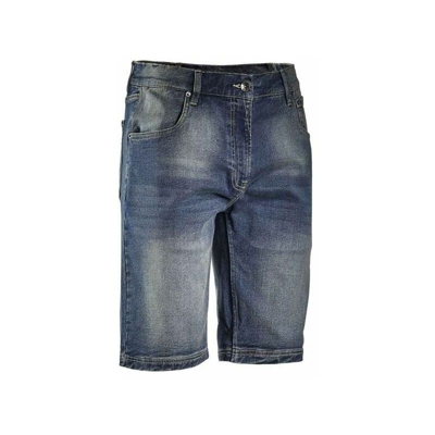 Bermuda Jeans Stretch Blu Washing Tessuto Jeans Stretch Stone Taglia L - Diadora