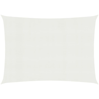 Vela Parasole 160 g/m2 Bianca 3,5x4,5 m in HDPE - Bianco - Youthup