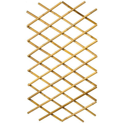 Pergolato da Giardino 100x200 cm Bambù 6040722 - Marrone - Nature