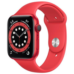 Watch 6 44mm Impermeabile 5ATM GPS + Cellular WiFi / Bluetooth con Cassa in alluminio Rosso e Cinturino Sport Regular Rosso en oferta