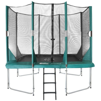 Etan - SOLO TRAMPOLINO Tappeto elastico rettangolare 310x232 con rete di sicurezza - verde. Ottimo rapporto qualità-prezzo