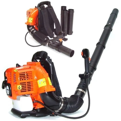 LGV - Soffiatore a Zaino Motore a Scoppio 63,3 CC x Foglie a Spalla 2 Tempi Peso 11 Kg