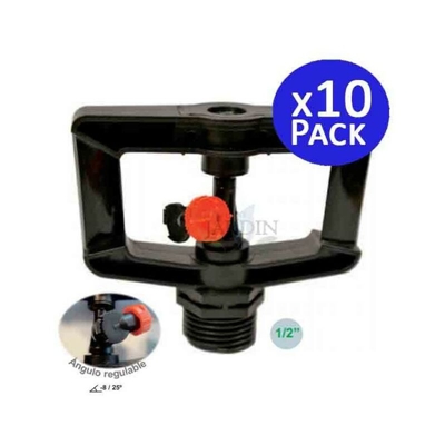 Irrigatore a basso flusso 360? 1/2' raggio da 7 a 7,5 m. 10 unit?