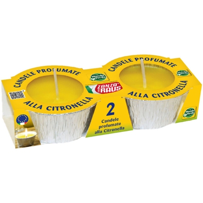 Candele in Stagnola Citro cm 7,5