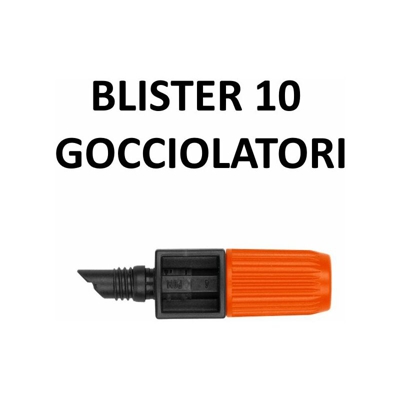 GOCCIOLATORE DI FINE LINEA REGOLABILE PER MICROIRRIGAZIONE BLISTER 10 PEZZI -- 1391-26 - Gardena