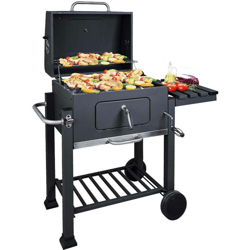 Barbecue Carbone da Giardino BBQ Griglia Grill Carbonella Regolabile + Ripiano precio
