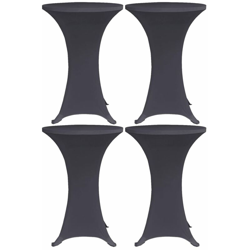 Coperture Elastiche per Tavoli 4 pz 60 cm Antracite - Grigio - Youthup precio