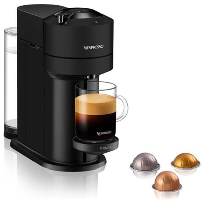 Nespresso Vertuo Next Black Mat 1,1l - Macchina Da Caffè Krups Yy4606fd