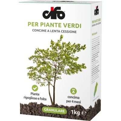 Concime a lenta cessione per piante verdi 1kg - Cifo