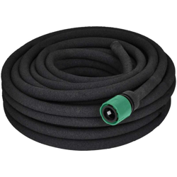 vidaXL Canna da Irrigazione Giardino 1/2" Connettore 50 m - Nero en oferta