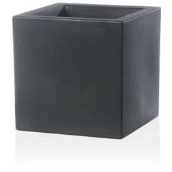 Vaso Cubo Schio Essential in resina da giardino per fiori e piante. -50 cm / Beton características