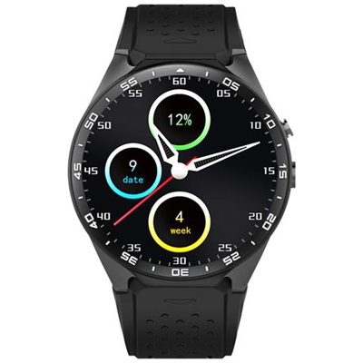 Smartwatch SW41 Display 1.39'' 4GB con Cellulare e GPS / Bluetooth e Wi-Fi per Fitness con Cardiofrequenzimetro Nero - Europa