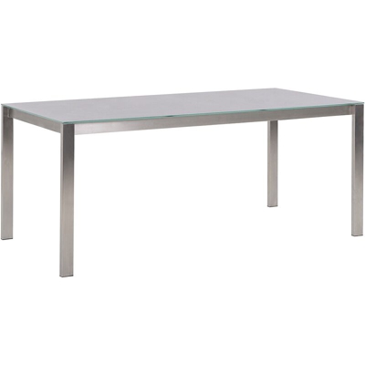Tavolo da pranzo da giardino grigio 180 x 90 cm COSOLETO