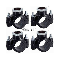 Confezione 4 x COLLARE IRRIGAZIONE 50MM x 1' . Utilizzato per l'installazione di elementi di irrigazione come irrigatori, diffu en oferta