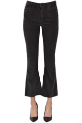 Cropped curduroy trousers características